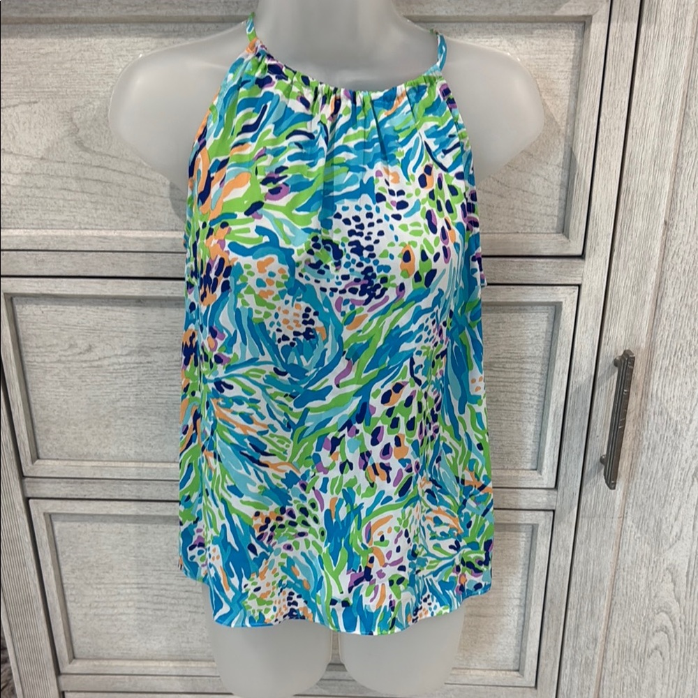 Lilly Pulitzer Colorful Halter Top
